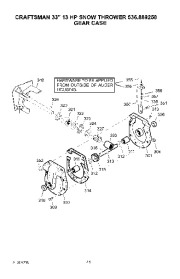 Craftsman 536.889250 Craftsman 33-Inch Snow Thrower Owners Manual page 44