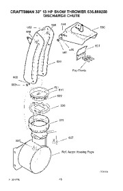 Craftsman 536.889250 Craftsman 33-Inch Snow Thrower Owners Manual page 46