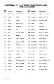 Craftsman 536.889250 Craftsman 33-Inch Snow Thrower Owners Manual page 49