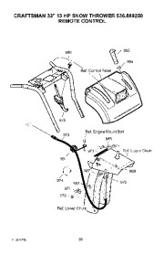 Craftsman 536.889250 Craftsman 33-Inch Snow Thrower Owners Manual page 50