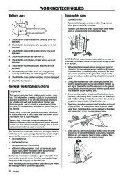 Husqvarna 338XPT Chainsaw Owners Manual, 2002,2003,2004,2005,2006,2007,2008,2009 page 20