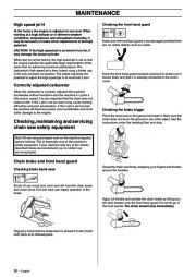 Husqvarna 338XPT Chainsaw Owners Manual, 2002,2003,2004,2005,2006,2007,2008,2009 page 28