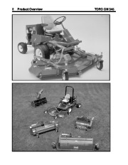 Toro Commercial Products Troubleshooting Guide Groundsmaster 345 325 D 96904SLDEX 1 Product Overview page 4