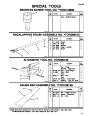 Toro Owners Manual, 1996 page 11