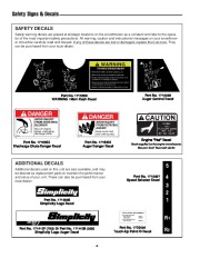 Simplicity 555 755 1693646 1693647 1693648 1693649 Series Snow Blower Owners Manual page 8
