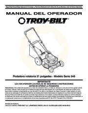 MTD Troy-Bilt 540 Series 21 Inch Hi Wheel Lawn Mower Owners Manual page 17