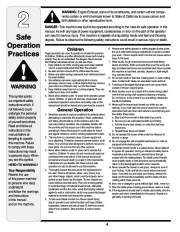 MTD Troy-Bilt 540 Series 21 Inch Hi Wheel Lawn Mower Owners Manual page 4