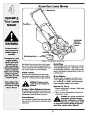 MTD Troy-Bilt 540 Series 21 Inch Hi Wheel Lawn Mower Owners Manual page 8