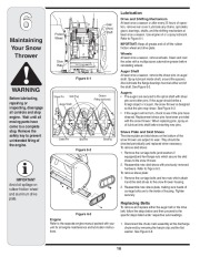 MTD White Outdoor 28 30 33 45 769 04100 Two Stage Snow Blower Owners Manual page 16