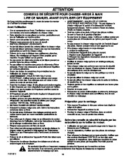 Murray 615000X30NA 15-Inch Electric Snow Blower Owners Manual page 16