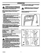 Murray 615000X30NA 15-Inch Electric Snow Blower Owners Manual page 7