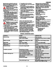 Murray 627850X5A Snow Blower Owners Manual page 19