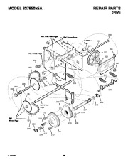 Murray 627850X5A Snow Blower Owners Manual page 36