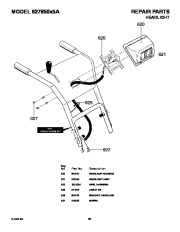 Murray 627850X5A Snow Blower Owners Manual page 50