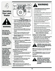 MTD White Outdoor 616 Hydrostatic Tractor Lawn Mower Owners Manual page 16