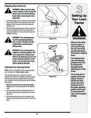 MTD White Outdoor 616 Hydrostatic Tractor Lawn Mower Owners Manual page 9