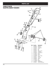 MTD Yard Man 769-00857 Electric Snow Blower Owners Manual page 30
