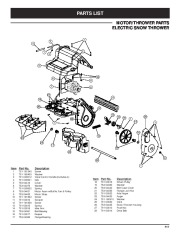 MTD Yard Man 769-00857 Electric Snow Blower Owners Manual page 31