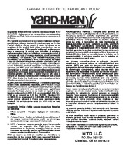 MTD Yard Man 769-00857 Electric Snow Blower Owners Manual page 32