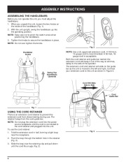 MTD Yard Man 769-00857 Electric Snow Blower Owners Manual page 8