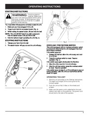 MTD Yard Man 769-00857 Electric Snow Blower Owners Manual page 9