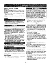 Craftsman 247.885550 Craftsman 22-inch 4-cycle snow thrower Owners Manual, 2007 page 10