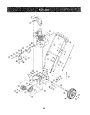 Craftsman 247.885550 Craftsman 22-inch 4-cycle snow thrower Owners Manual, 2007 page 20