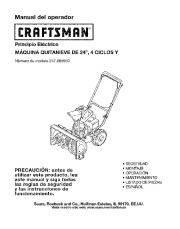 Craftsman 247.885550 Craftsman 22-inch 4-cycle snow thrower Owners Manual, 2007 page 27