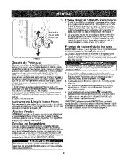 Craftsman 247.885550 Craftsman 22-inch 4-cycle snow thrower Owners Manual, 2007 page 33