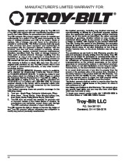 MTD Troy-Bilt TB144 Garden Cultivator Lawn Mower Owners Manual page 18