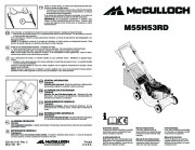 McCulloch M55 H53 RD Lawn Mower Owners Manual page 1