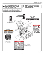 Murray Walk Behind 1695719 9.0TP 27-Inch Dual Stage Snow Blower Owners Manual page 9