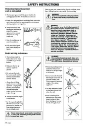 Husqvarna 326P4 X-Series Chainsaw Owners Manual, 1993,1994,1995,1996,1997,1998,1999,2000,2001 page 14