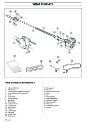 Husqvarna 326P4 X-Series Chainsaw Owners Manual, 1993,1994,1995,1996,1997,1998,1999,2000,2001 page 16