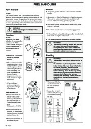 Husqvarna 326P4 X-Series Chainsaw Owners Manual, 1993,1994,1995,1996,1997,1998,1999,2000,2001 page 18