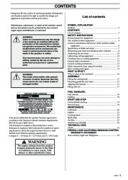 Husqvarna 326P4 X-Series Chainsaw Owners Manual, 1993,1994,1995,1996,1997,1998,1999,2000,2001 page 3