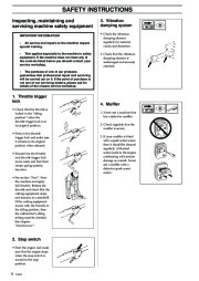 Husqvarna 326P4 X-Series Chainsaw Owners Manual, 1993,1994,1995,1996,1997,1998,1999,2000,2001 page 6