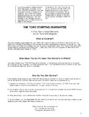 Toro 16585, 16785 Toro Lawnmower Owners Manual, 1991 page 11