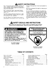 Toro 16585, 16785 Toro Lawnmower Owners Manual, 1991 page 2