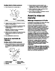 Toro 38413, 38419, 38440, 38445 Toro CCR 2450 3650 Snowthrower Manuel des Propriétaires, 2001 page 8