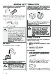 Husqvarna 365 372XP Chainsaw Owners Manual, 2001,2002,2003,2004,2005,2006,2007,2008,2009 page 10