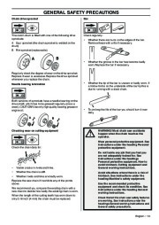 Husqvarna 365 372XP Chainsaw Owners Manual, 2001,2002,2003,2004,2005,2006,2007,2008,2009 page 15