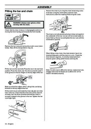 Husqvarna 365 372XP Chainsaw Owners Manual, 2001,2002,2003,2004,2005,2006,2007,2008,2009 page 16