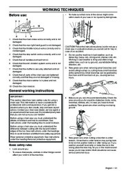 Husqvarna 365 372XP Chainsaw Owners Manual, 2001,2002,2003,2004,2005,2006,2007,2008,2009 page 21