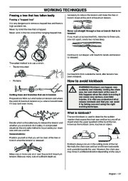 Husqvarna 365 372XP Chainsaw Owners Manual, 2001,2002,2003,2004,2005,2006,2007,2008,2009 page 27