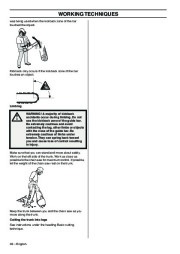 Husqvarna 365 372XP Chainsaw Owners Manual, 2001,2002,2003,2004,2005,2006,2007,2008,2009 page 28