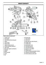 Husqvarna 365 372XP Chainsaw Owners Manual, 2001,2002,2003,2004,2005,2006,2007,2008,2009 page 5