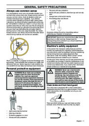 Husqvarna 365 372XP Chainsaw Owners Manual, 2001,2002,2003,2004,2005,2006,2007,2008,2009 page 7