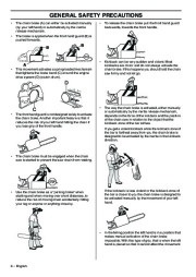 Husqvarna 365 372XP Chainsaw Owners Manual, 2001,2002,2003,2004,2005,2006,2007,2008,2009 page 8