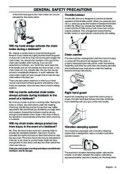 Husqvarna 365 372XP Chainsaw Owners Manual, 2001,2002,2003,2004,2005,2006,2007,2008,2009 page 9